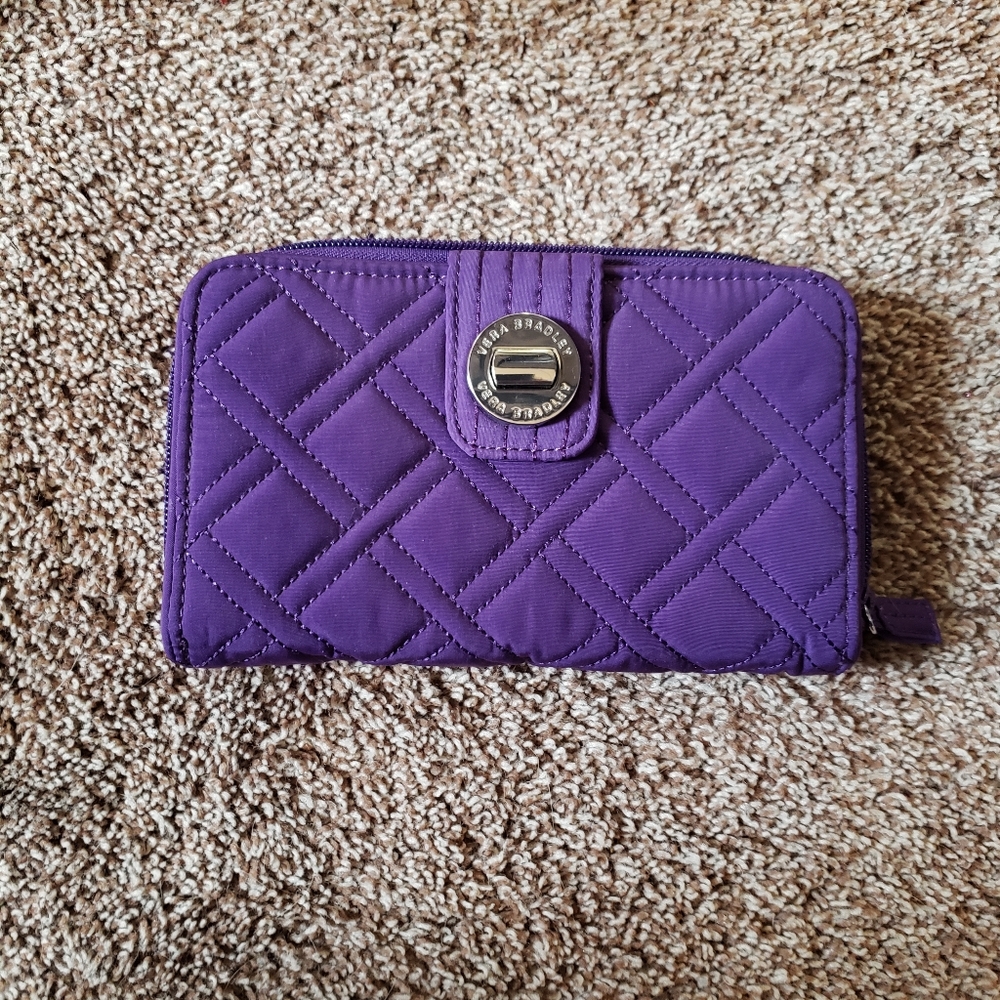 Purple Vera Bradley Wallet.